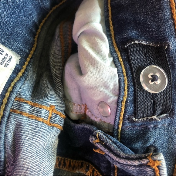 Abercrombie Kids Distressed Jeans Super Skinny Size 9/10 Slim New w/o Tags - Picture 5 of 5